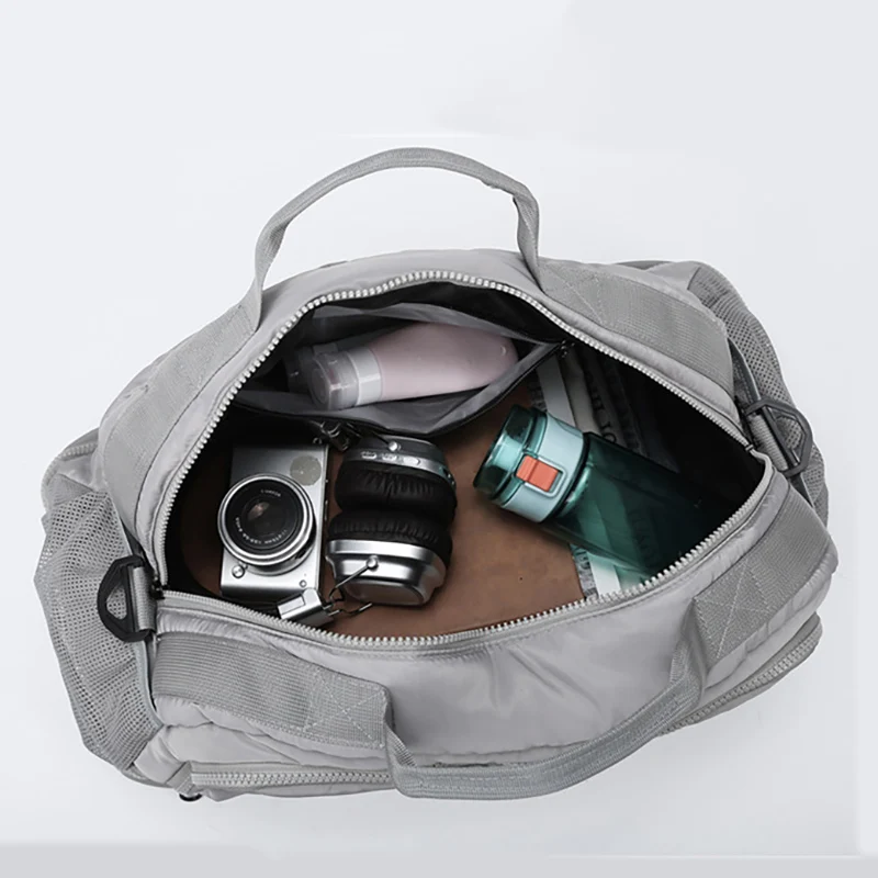 Bolsa de Yoga para Fitness para mujer, bolsos cruzados de gran capacidad, compartimento para zapatos con separación en seco y húmedo, paquete para senderismo al aire libre, viaje y Camping - imagen 3