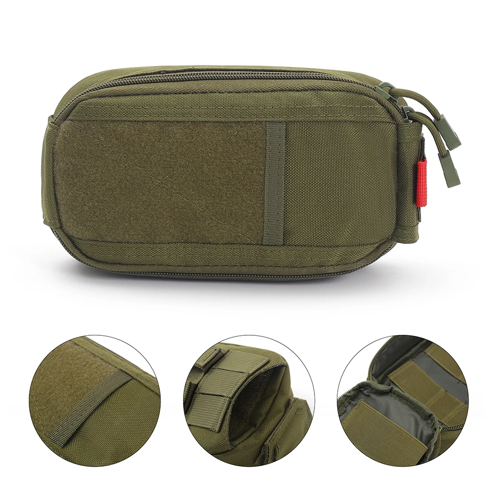 Microbolsa EDC táctica Molle, bolsa de utilidad Molle, resistente al agua, bolsa EDC táctica para senderismo al aire libre, caza y Camping - imagen 3