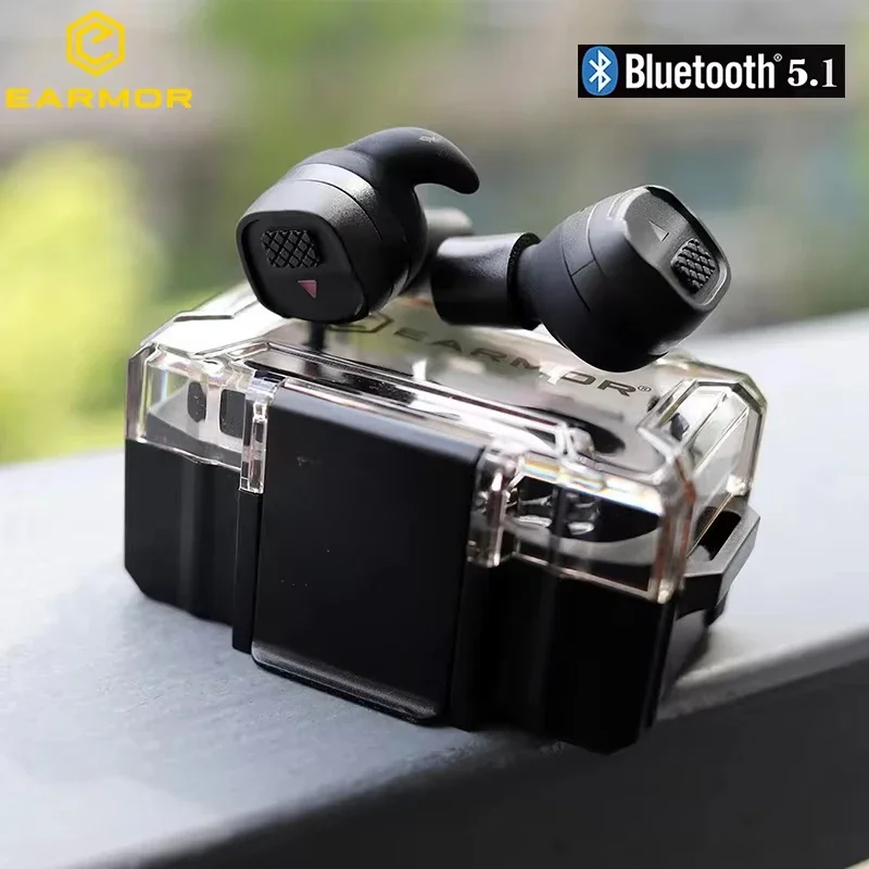 EARMOR M20T nuevos tapones para los oídos Bluetooth caza tiro tapones para los oídos electrónicos auriculares antiruido tapones para los oídos cancelación de ruido NRR26db - imagen 5