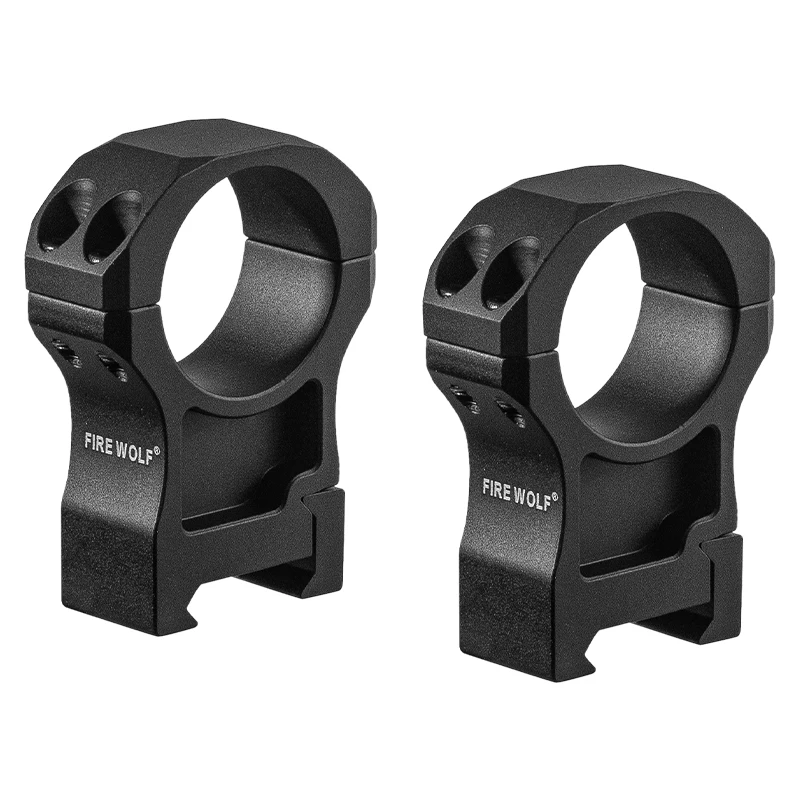 FIRE WOLF 7075 aleación de aluminio 30mm perfil alto/bajo mira telescópica mira telescópica Picatinny soporte de anillo de montaje montaje 21mm - imagen 5