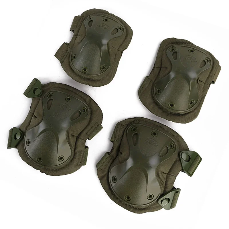 Juego de almohadillas protectoras para codo y rodilla táctica Takpad, ropa deportiva, equipo protector de tobillo, combate, Airsoft, caza, Camping, senderismo, OD - imagen 2