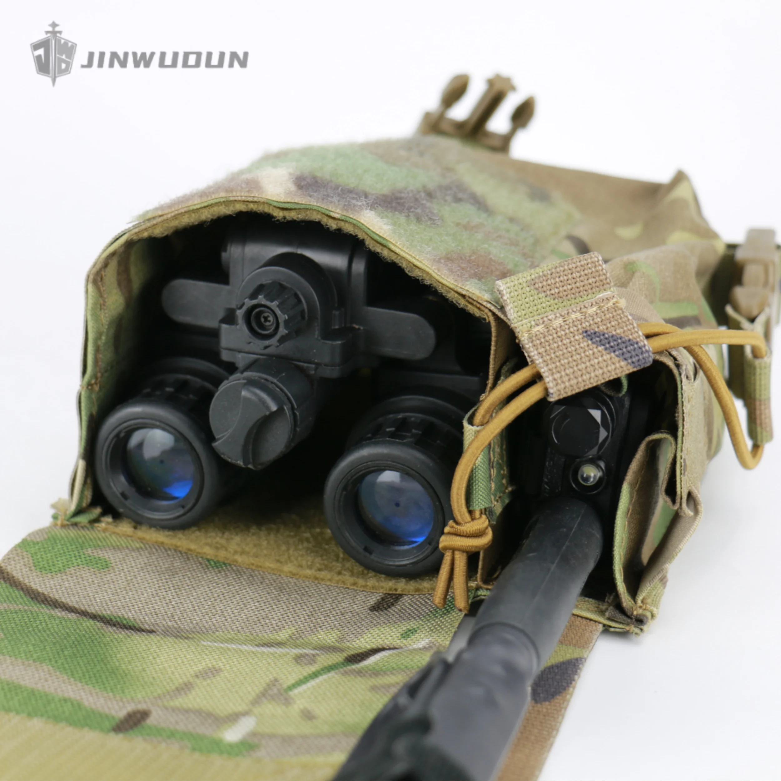 Paquete de accesorios multifuncionales universales para exteriores, intercomunicador de radio, dispositivo de visión nocturna, bolsa de almacenamiento para telescopio