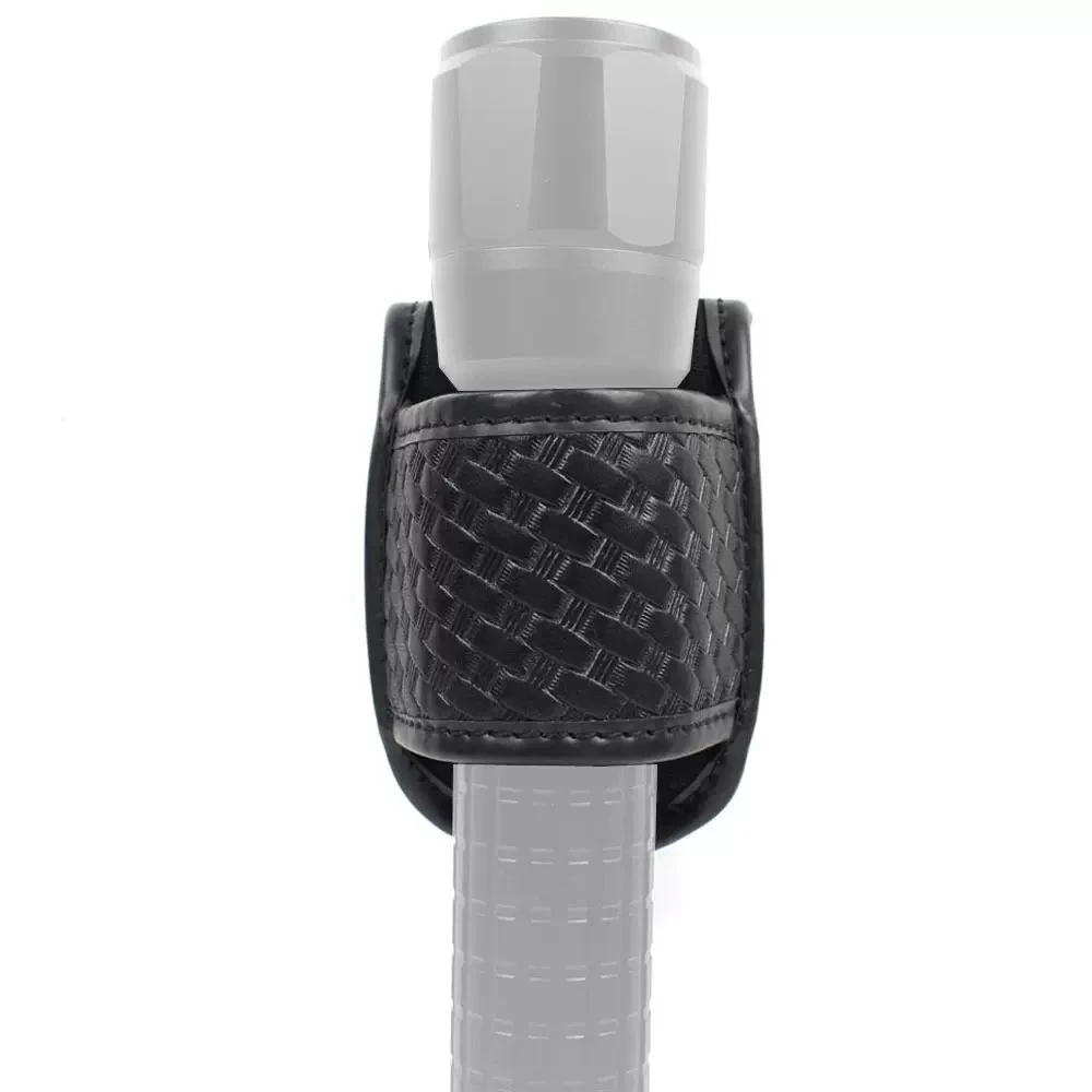 Funda para linterna táctica, cinturón de trabajo con tapa abierta, soporte de luz compacto para celda D, funda ligera de nailon, bolsa para linterna de mano - imagen 3