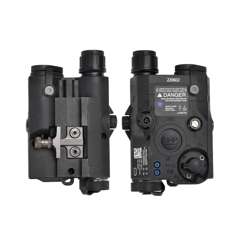 Airsoft PEQ15 PEQ Red Dot Green Blue Laser IR Lighting LED White Light Flashlight Beam Mark Flashlight Storage Box Fit 20MM Rail - imagen 3