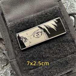 Parche bordado Gojo Satoru Ojos – Insignia táctica MOLLE mochila