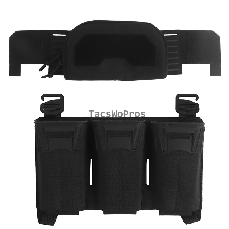 Bolsa táctica multicalibre Mag, conjunto de bolsa de administrador de segunda capa, chaleco de caza Airsoft, portador de placa frontal, bolsas de accesorios - imagen 2