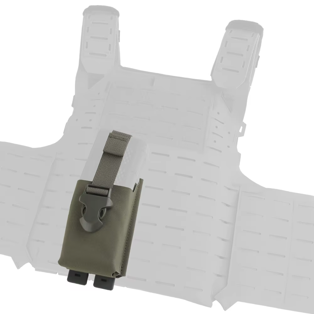 Bolsa táctica doble con clips MOLLE y soporte magnético - imagen 3