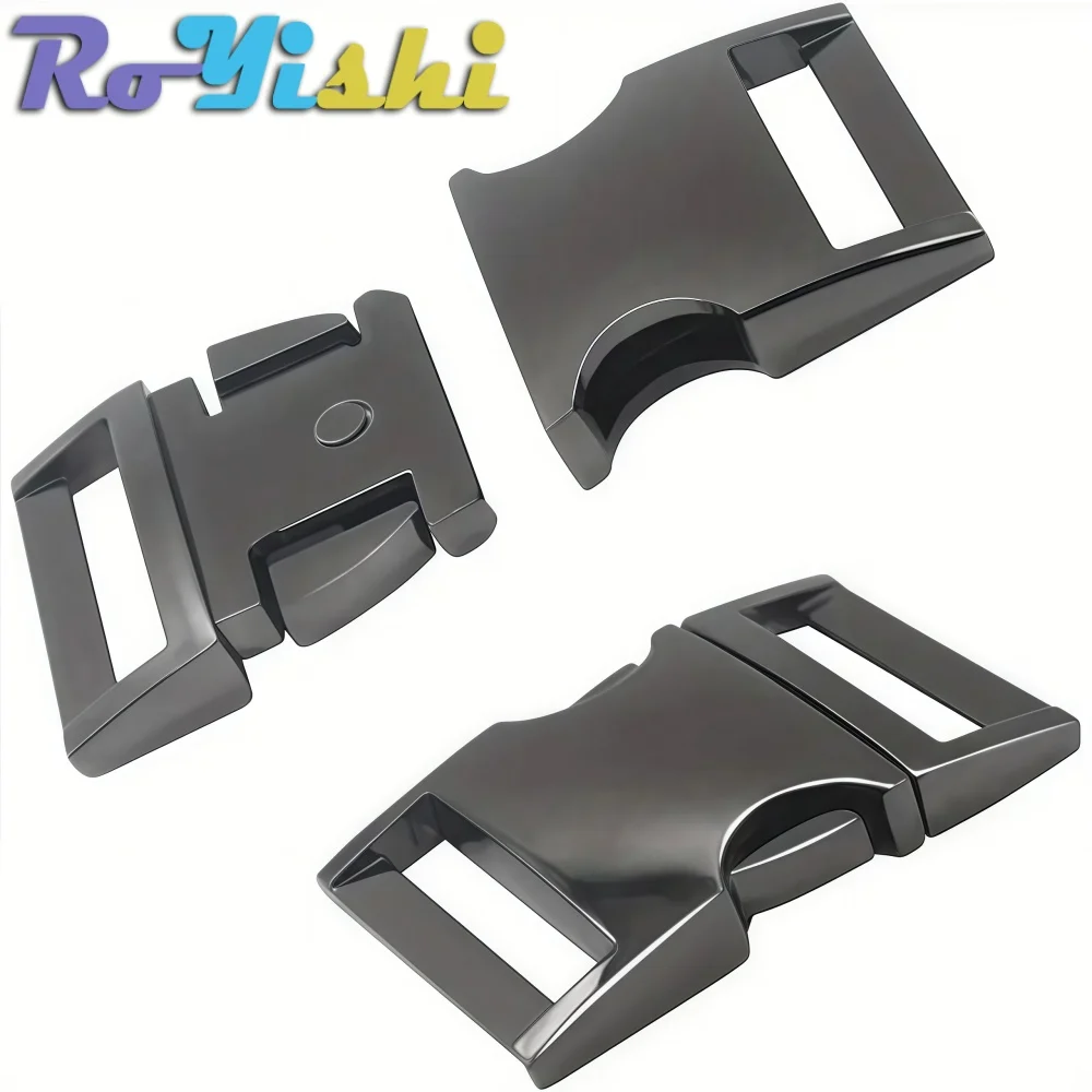 4 unids/pack hebilla de Metal de liberación lateral para pulsera de Paracord Collar de perro y gato costura DIY bolsa equipaje accesorios de mochila al aire libre - imagen 4