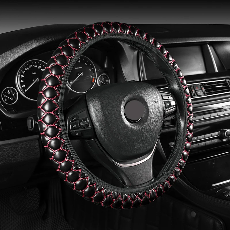 Funda de volante antideslizante trenzada universal para coche - imagen 3
