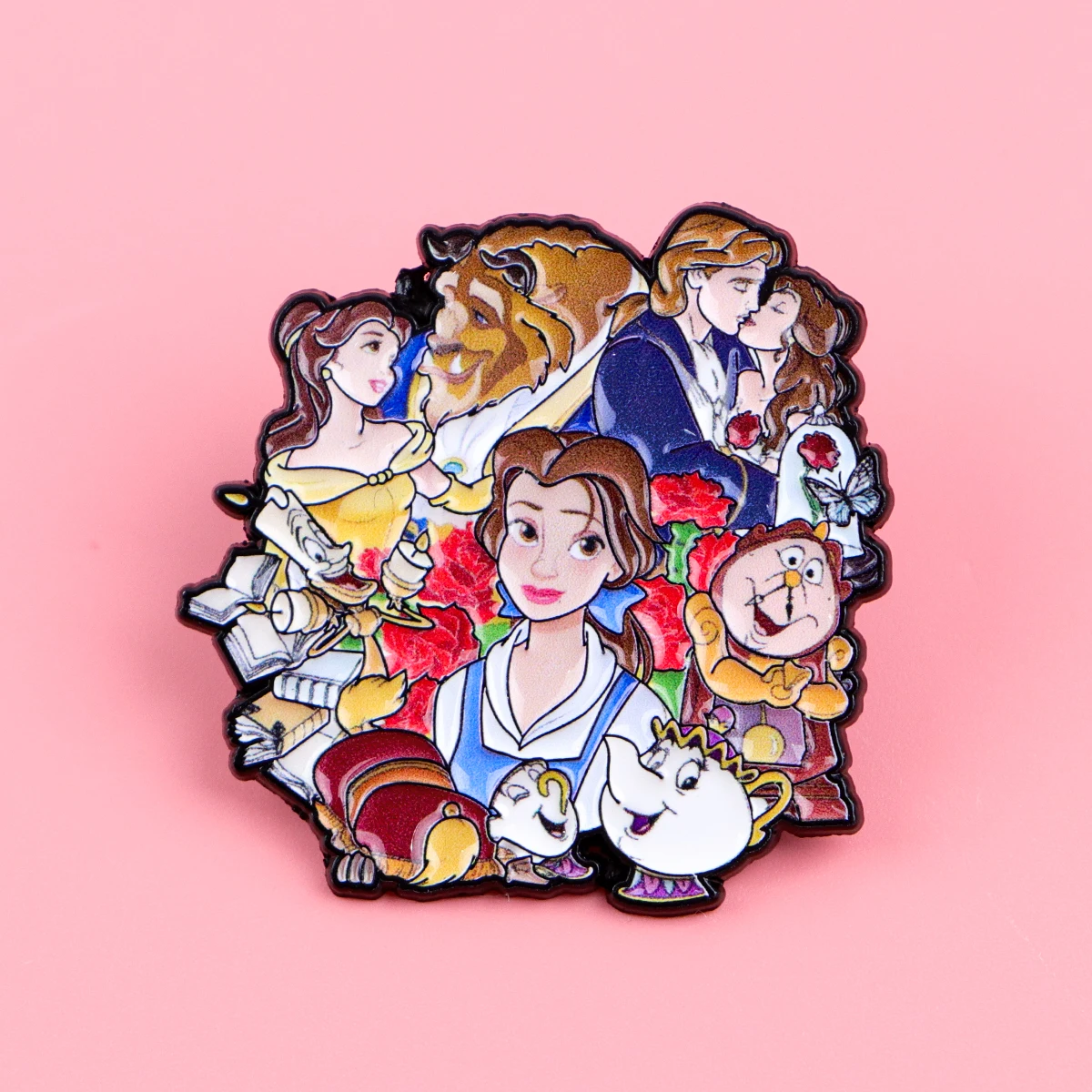 2 unids/set de alfileres esmaltados de princesa, conjunto de broche de dibujos animados de Anime, Pin de solapa de Metal, insignia, accesorios para mochila, regalos para seguidores de joyería - imagen 5