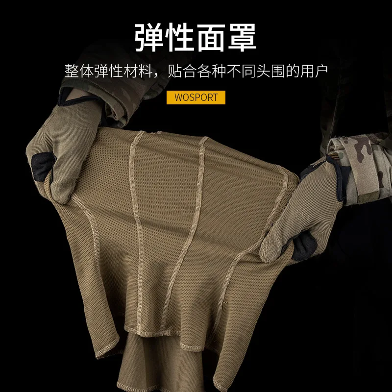 Protector solar elástico transpirable de rango completo táctico para las cuatro estaciones, casco para deportes al aire libre, forro interior para la cabeza - imagen 4