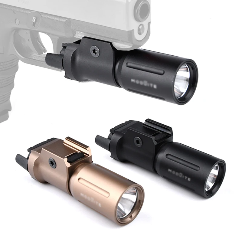 Linterna táctica PL350 PLH V2, luz de pistola, lámpara de Metal de alta potencia, arma de caza Airsoft, luz de explorador, riel Picatinny de 20mm - imagen 5