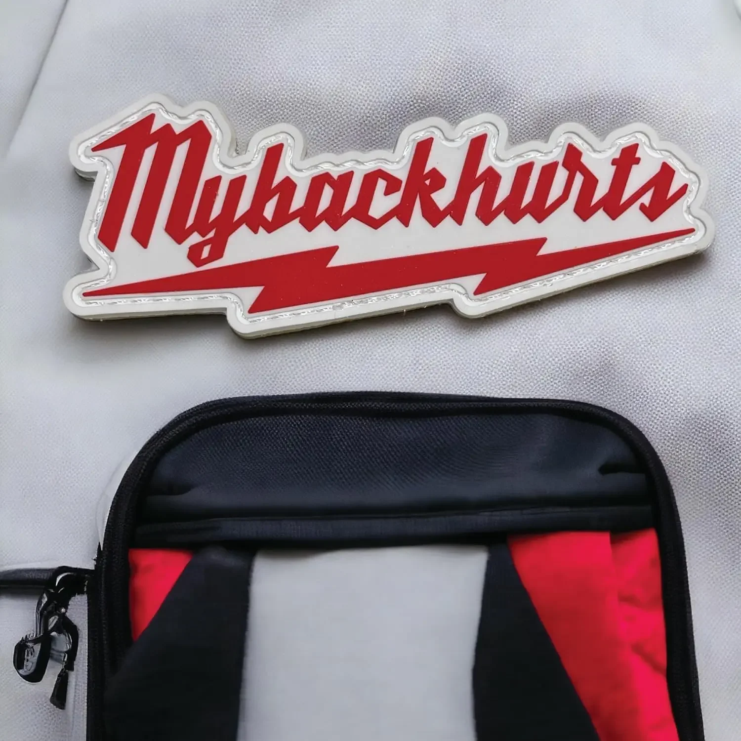 Parche 3D de PVC para el brazo, pegatina táctica divertida, insignia de moral para mochila, bordado de gancho y bucle para exteriores - imagen 2