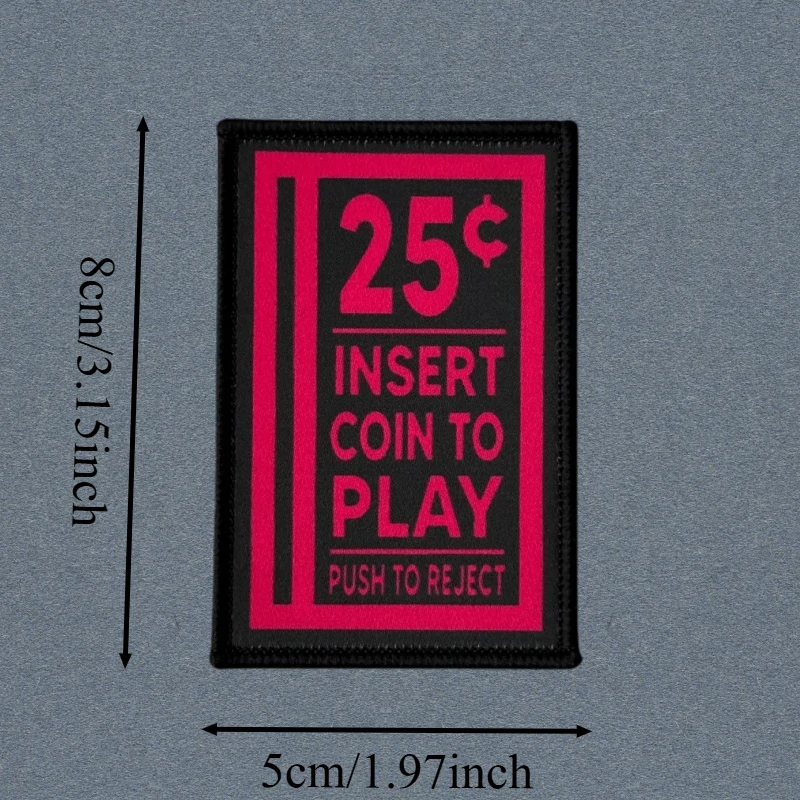 Parche táctico retro arcade gancho y bucle para mochila y ropa - imagen 3