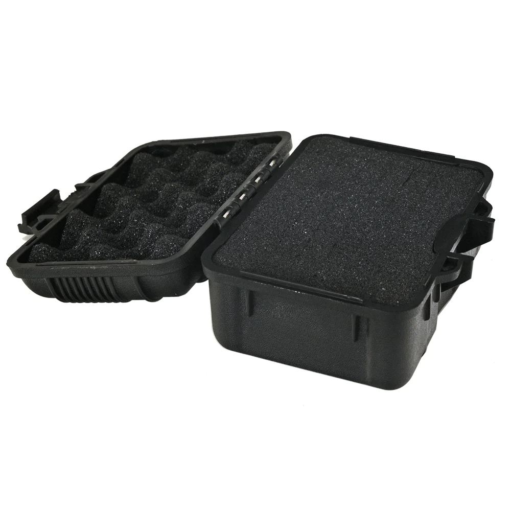 Caja de herramientas pequeña de plástico, caja impermeable, cajas de almacenamiento, caja de herramientas de seguridad para maletas mecánicas, estuche rígido portátil para exteriores - imagen 3