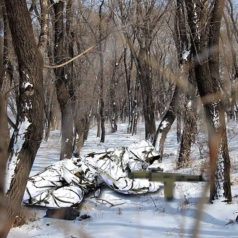 Traje de invierno de camuflaje de nieve biónico engrosado impermeable frío y cálido - imagen 4
