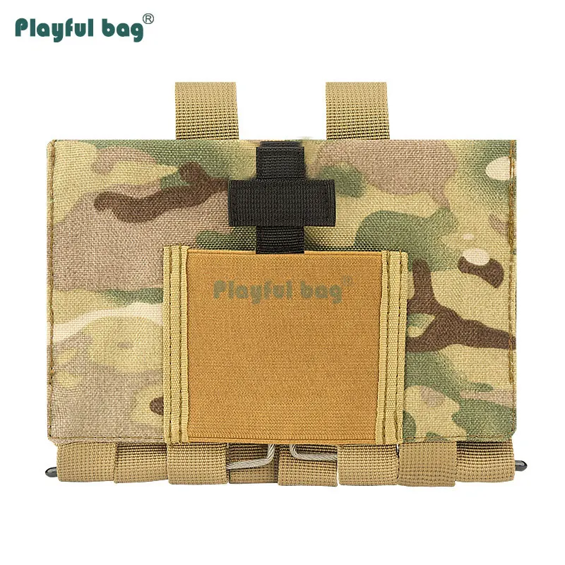 Botiquín táctico de primeros auxilios para exteriores, bolsa de almacenamiento médico MOLLE 1000D, bolsa médica rápida para acampar y montañismo, equipo de senderismo AVA167 - imagen 3