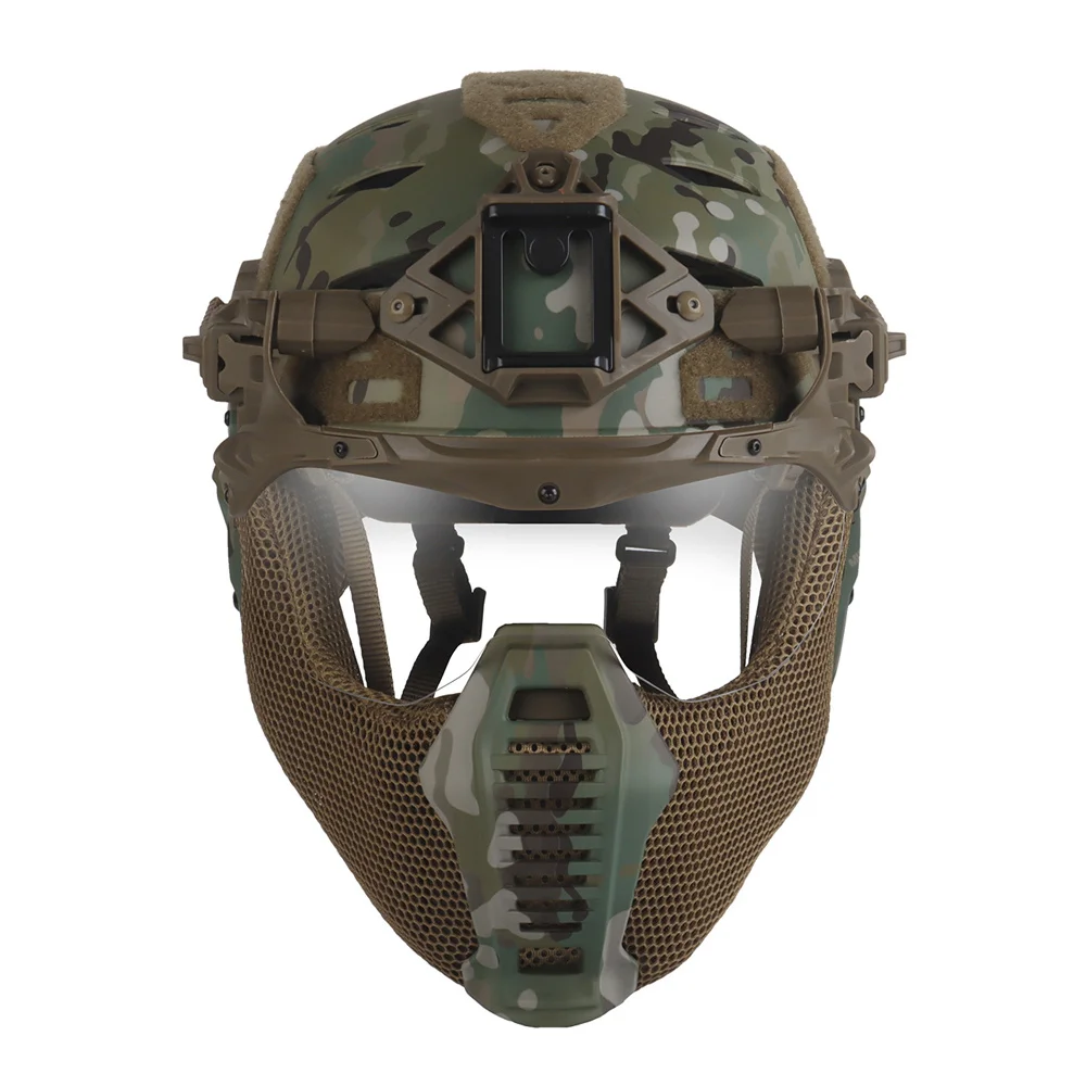 Casco de protección completa Wendy 3.0 de diseño Modular ligero con soportes para dispositivos de visión nocturna para actividades al aire libre de caza - imagen 2