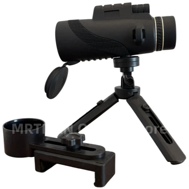 Telescopio portátil HD plegable de larga distancia, Mini telescopio potente de 80x100 para caza, deportes, Camping al aire libre, Viajes