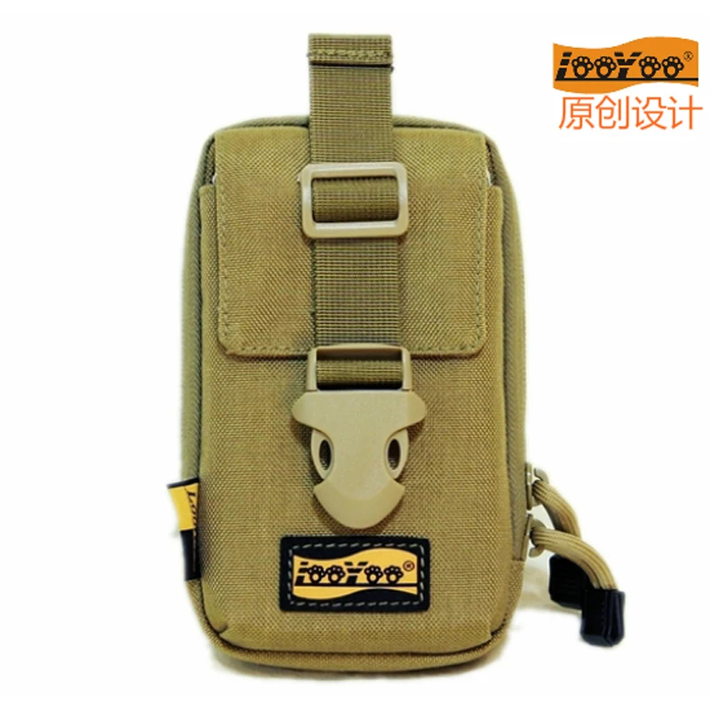 A148 pantalla grande teléfono móvil multifuncional al aire libre Edc doble dos capas riñonera para hombres correa deportiva brazo bolsa de nailon - imagen 3