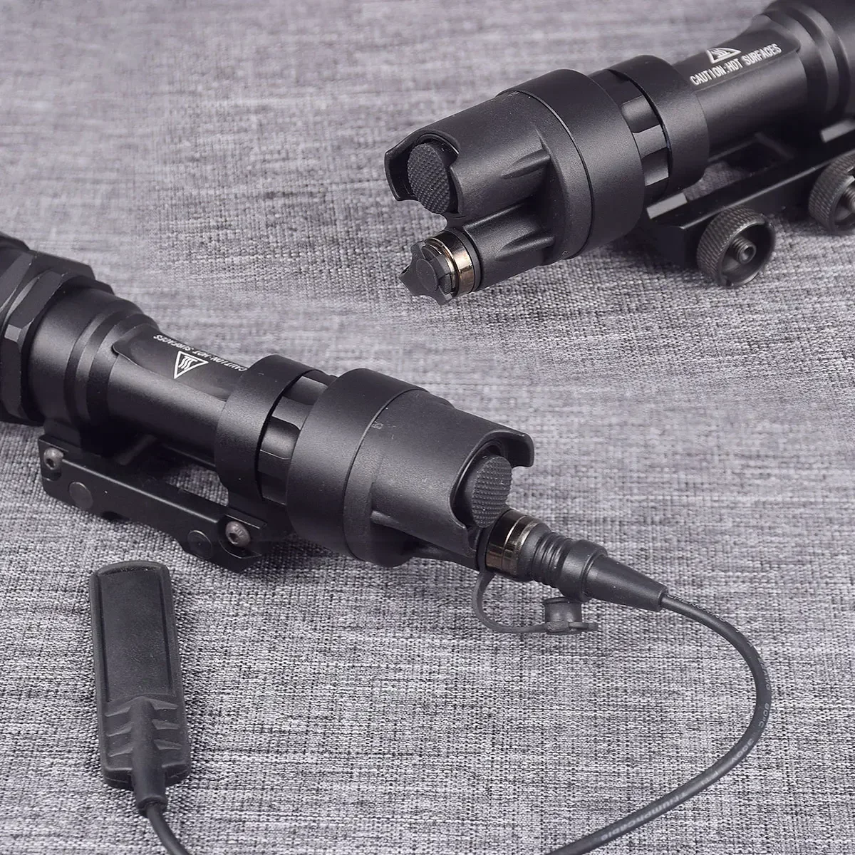 Surefir táctico M951 M952 IR LED potente linterna estroboscópica de Metal cubierta de luz de explorador montaje QD lámpara de armas de caza riel de 20mm - imagen 3