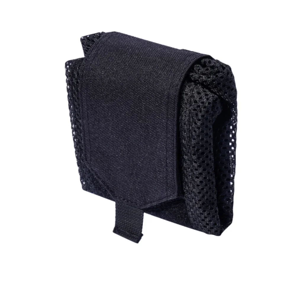 Bolsa táctica MOLLE de malla para volcado, bolsa con cordón para montaje en cinturón, plegable, Flexible, duradera, con gancho y bucle, desplegable - imagen 3