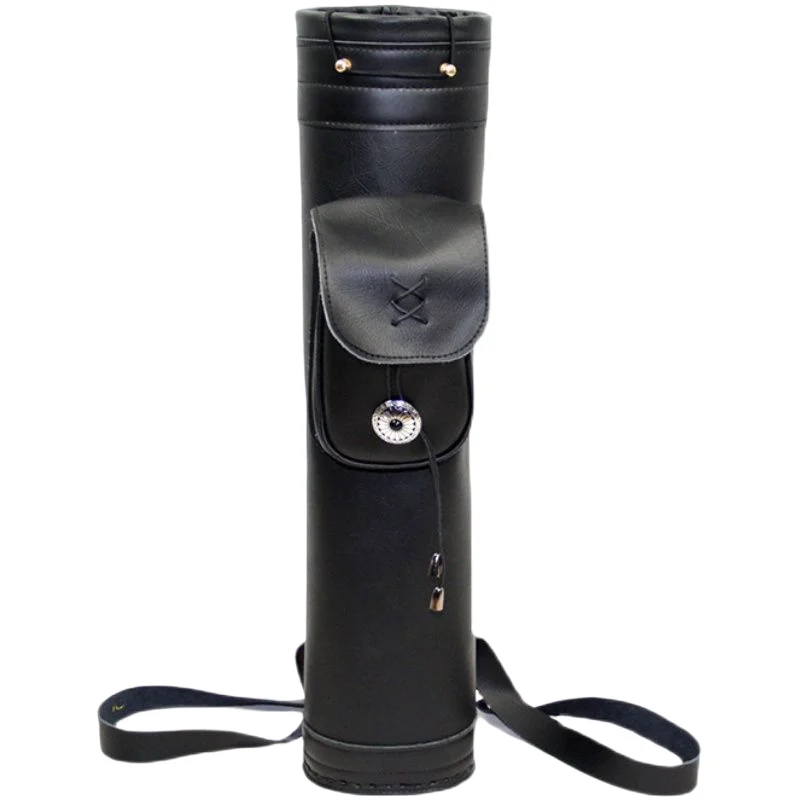 Mochila tradicional de cuero para tiro con arco, aljaba trasera para hombro, soporte para flecha, bolsa grande con correas, bolsa de almacenamiento para cinturón para caza y tiro - imagen 3