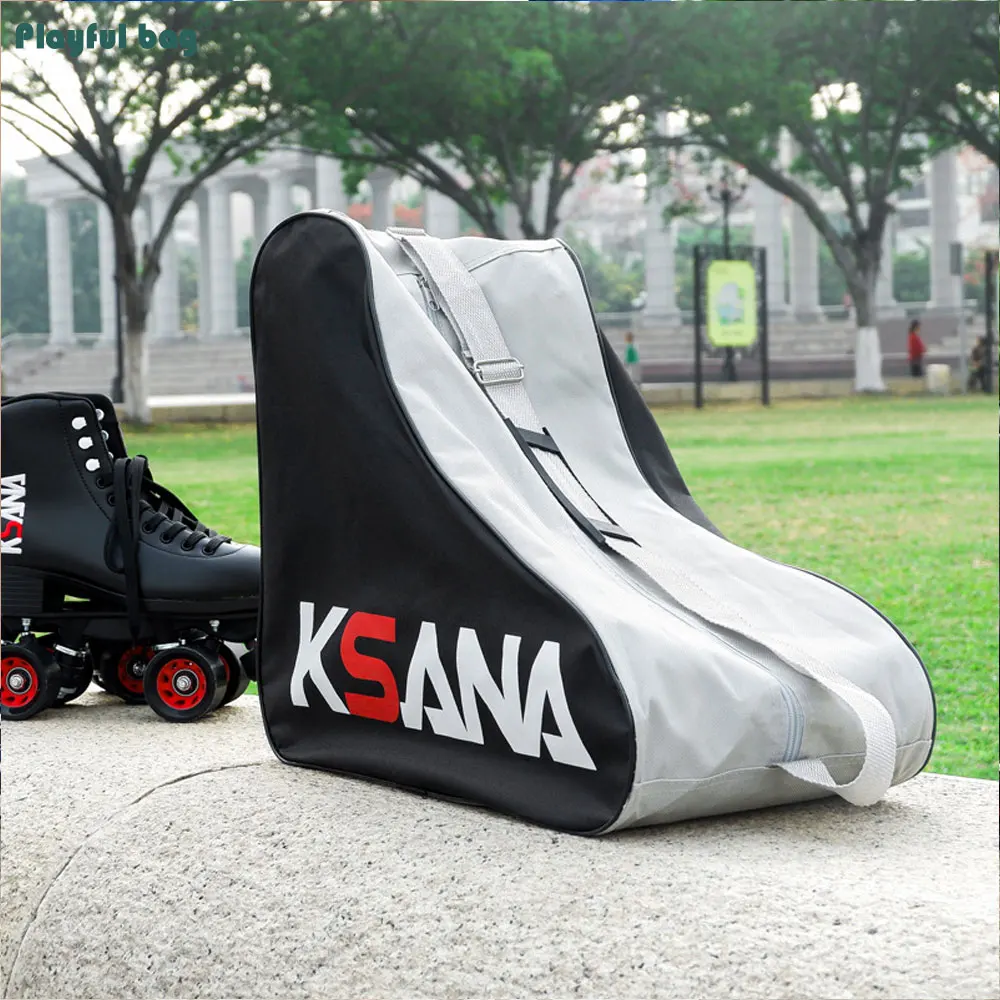 Bolsa de almacenamiento para patines en forma de triángulo, bolsas protectoras impermeables para zapatos y patines, bolsa deportiva para patinaje AMB280 - imagen 5