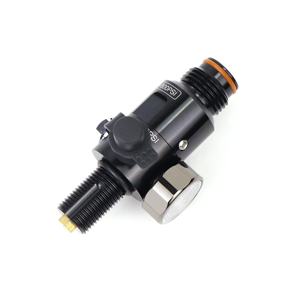 HPA 4500PSI Válvula reguladora de cilindro de tanque de aire Roscas 5/8 "-18UNF Presión de salida 800/1800/2000PSI - imagen 4