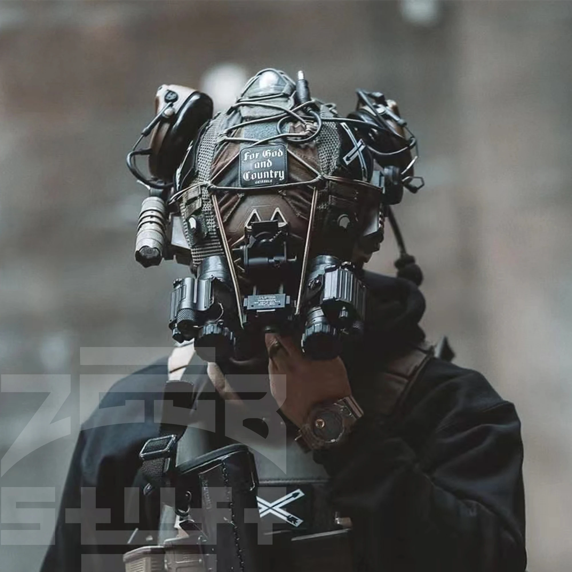 Parche táctico que brilla en la oscuridad para God And Country - imagen 2