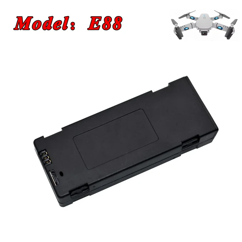 Batería Lipo 3,7 V en negro