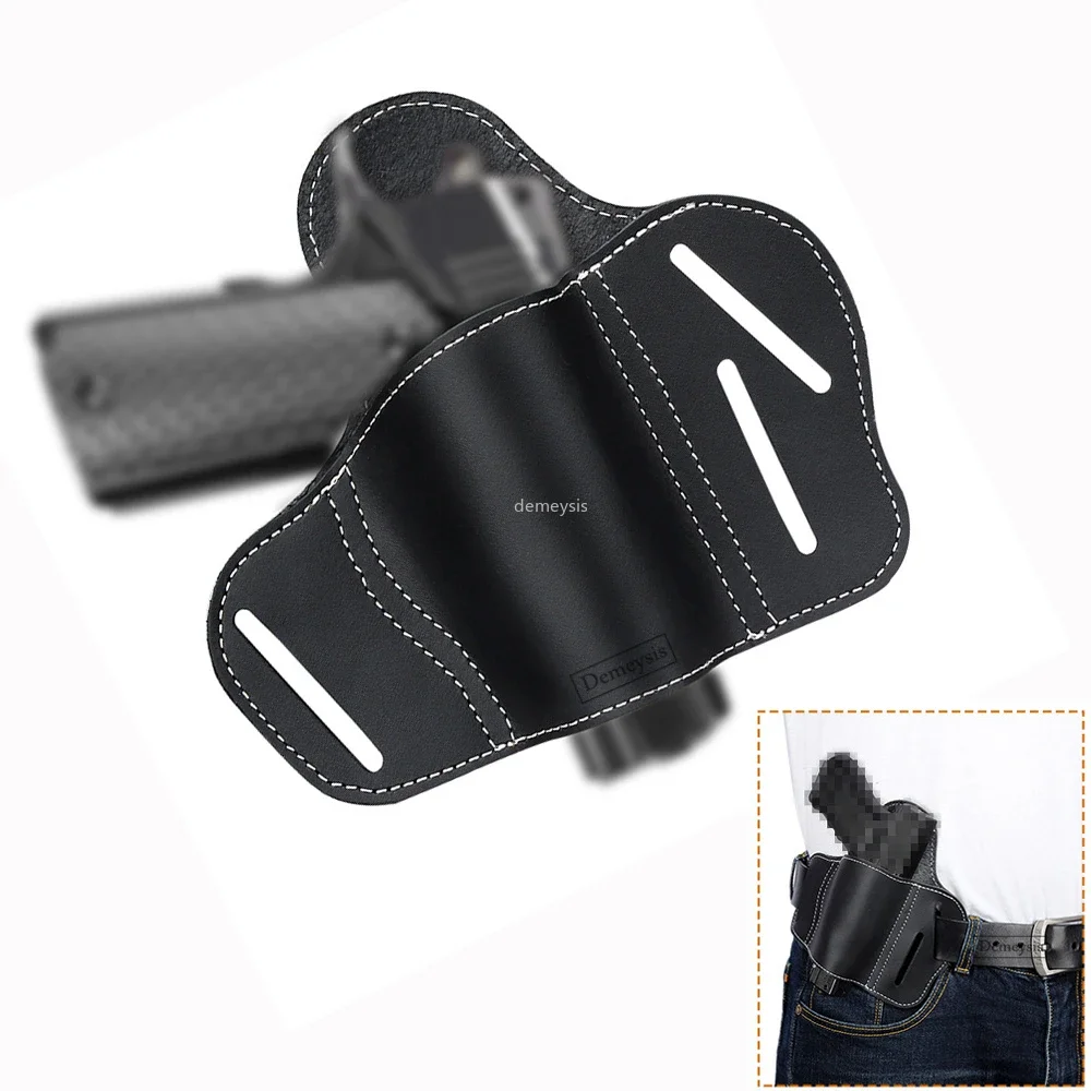 Funda para pistola con cinturón de transporte oculto táctico de mano derecha para Glock 17 19 22 23 43 Sig Sauer P226 P229 Ruger para Beretta 92 M92