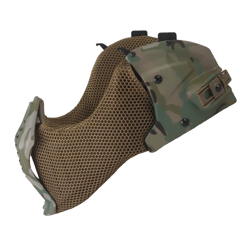 Casco táctico 3,0 Wendy, media máscara facial, cubierta protectora para los oídos, protector bucal Compatible con cascos Wendy 3,0 - imagen 5