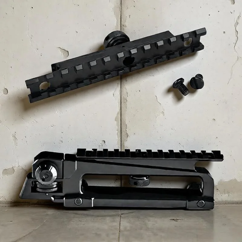 Soporte táctico de cola de milano de 11-20mm para AR15/M16/M4, adaptador de riel Picatinny de perfil bajo, accesorios de caza - imagen 2