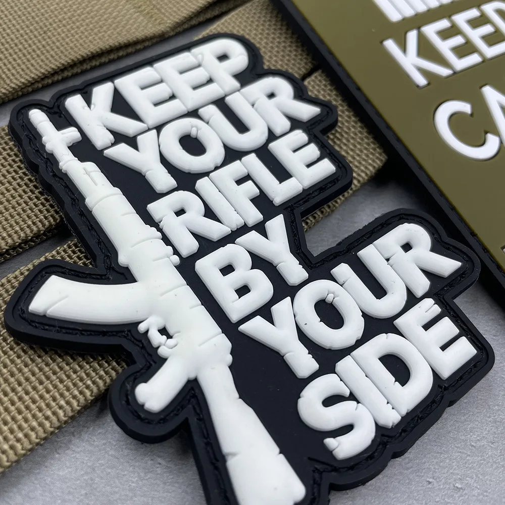 Accesorios para bolsa al aire libre, insignia de goma de PVC 3D, brazalete de moral táctico DEA, parche para mochila, casco pegada - imagen 2