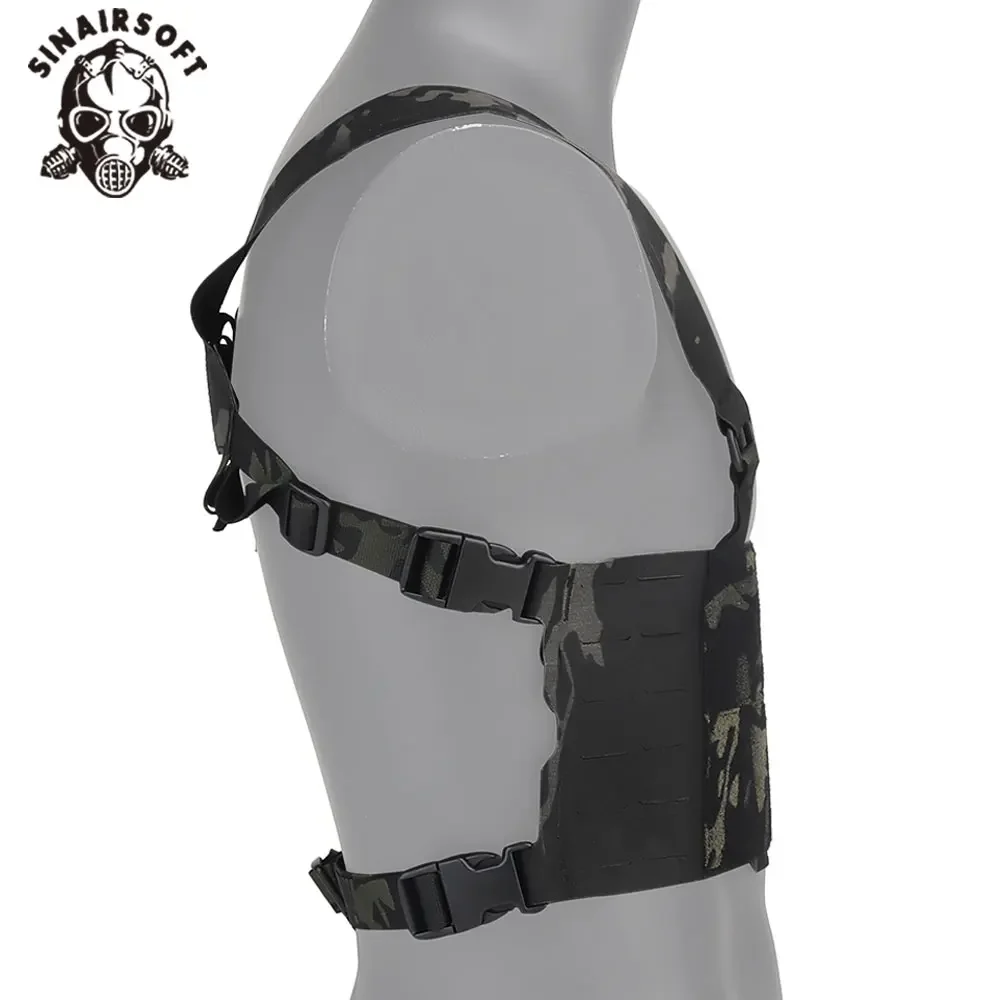SINAIRSOFT MOLLE Chaleco táctico multifuncional Corte láser Estilo a juego FC Soporte de pecho extendido táctico - imagen 5