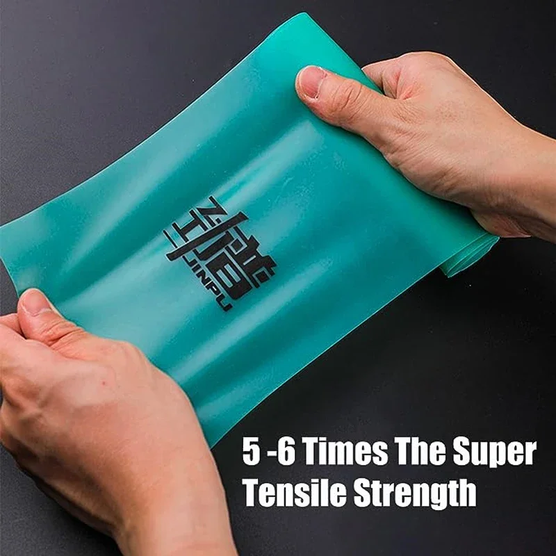 Banda de goma para tirachinas de caza, 0,55-0,75mm de grosor, elástica fuerte plana de 2m, accesorios para deportes al aire libre, banda elástica de alta calidad - imagen 2