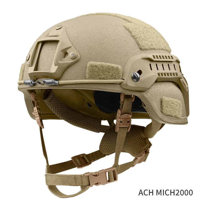 Casco táctico ACH MICH2000: protección balística ligera de Kevlar para operaciones totalmente del medio ambiente - imagen 3
