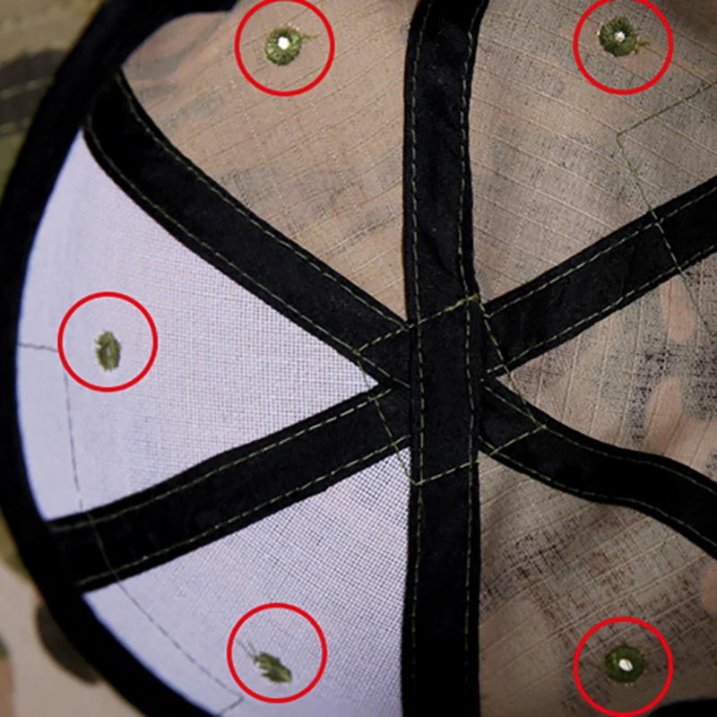 HAN WILD-Gorra deportiva para hombre y mujer, gorro táctico para exteriores, negro, CP Camo, Airsoft, ciclismo, caza, senderismo, Snapback, escalada, gorras de béisbol - imagen 4