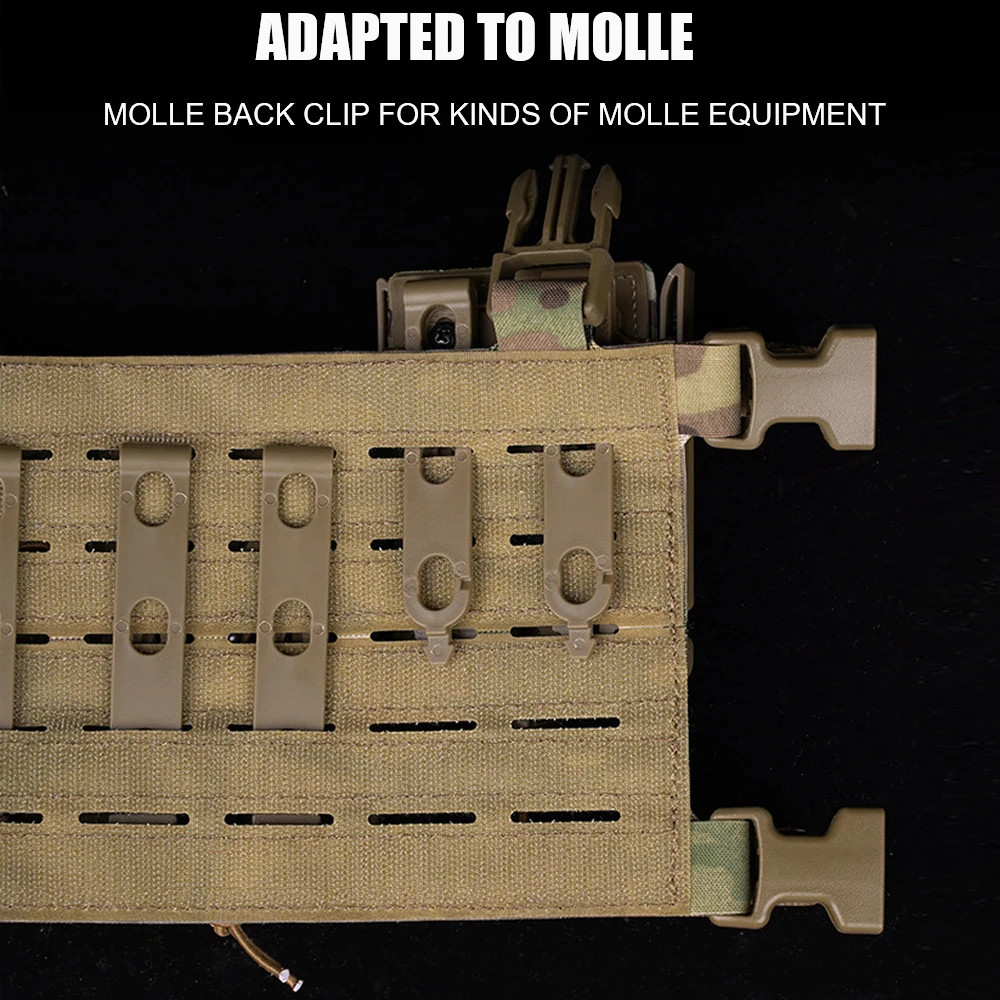 Chaleco de caza con cinturón Molle, bolsa de revista suave de escorpión, 5,56mm, 7,62mm, para AK AR m4.2.0, Rifle y pistola Mag - imagen 5