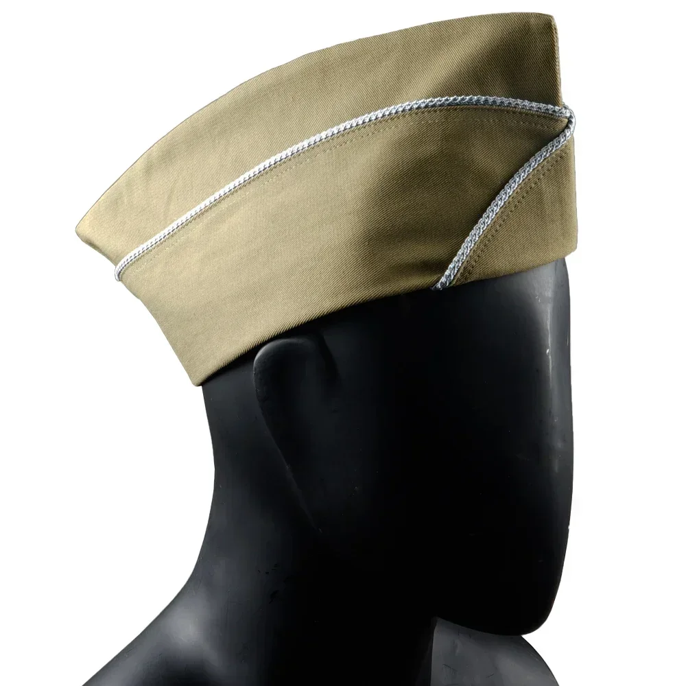 Sombrero de EE. UU. WW2, gorra de barco de soldado americano, vestido octogonal de soldado, uniforme de entrenamiento informal de EE. UU., sombrero táctico de tripulación caqui - imagen 2