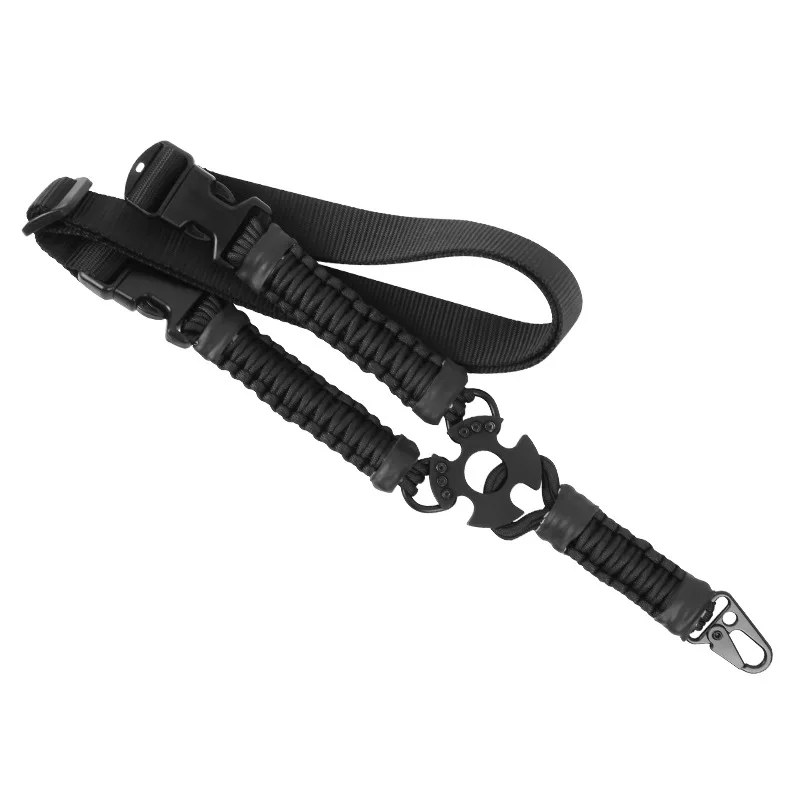Eslinga deportiva de nailon, práctica eslinga de nailon ajustable para deportes al aire libre, correa para el hombro, eslinga para rifles, pistolas Airsoft, 1 ud. - imagen 4