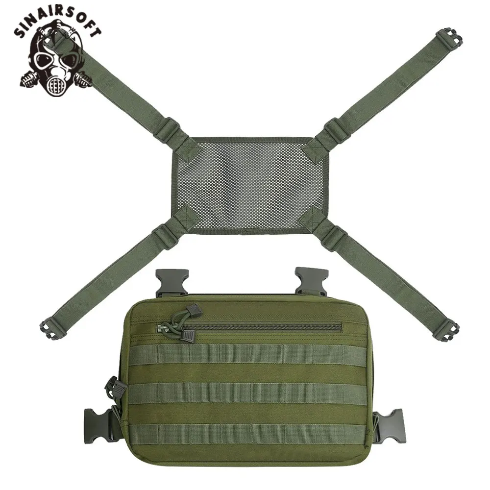 Riñonera táctica multifuncional, bolso bandolera impermeable para exteriores, chaleco de hombro, mochila para caza, senderismo EDC - imagen 3