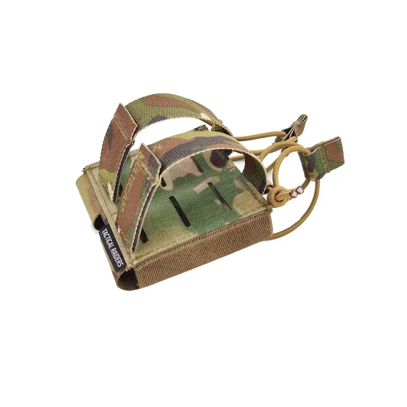 Bolsa táctica doble Mag Airsoft GBRS 9mm, funda para revista, Multicam, bolsa Molle elástica para artículos diversos, equipo portador - imagen 3