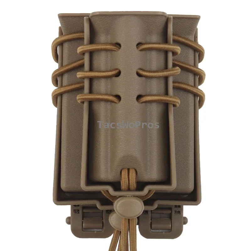 Bolsas dobles Mag de 9mm y 5,56 MM, funda cartuchera táctica AR M4 para Paintball, juego de guerra, funda cartuchera para caza, Airsoft, Molle, bolsa para revistas - imagen 2