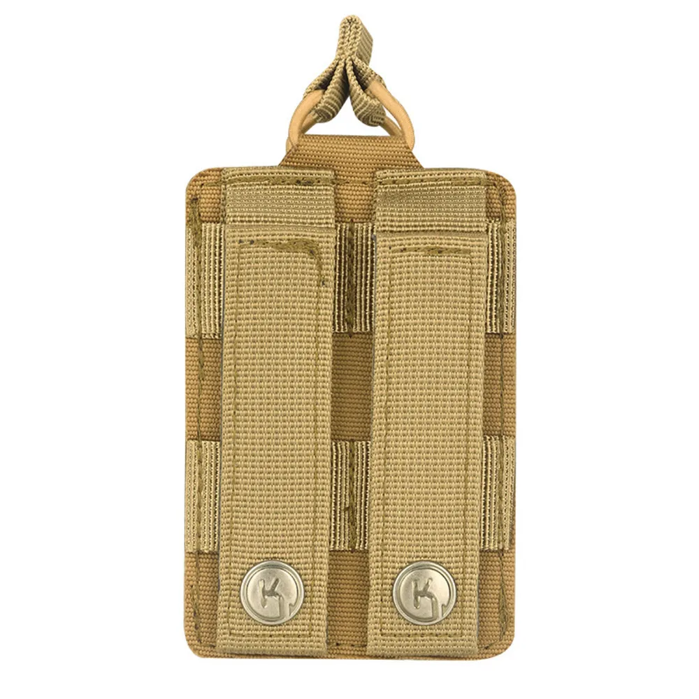 Bolsa táctica para revistas, correas MOLLE, cordón elástico, botón a presión M4 5,56, 9MM, 45APC MAG, soporte, accesorios de caza - imagen 3