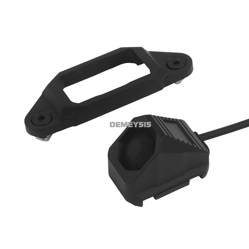 Interruptor remoto de presión táctica para enchufe de 2,5mm PEQ SF linterna arma luz de explorador Control de tecla única conector de 3 uds - imagen 2