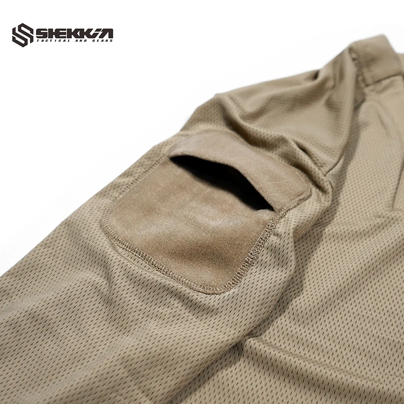 Shekkingears camiseta de Rugby estilo Velocity, camisa táctica de secado rápido, manga larga, CAG - imagen 5