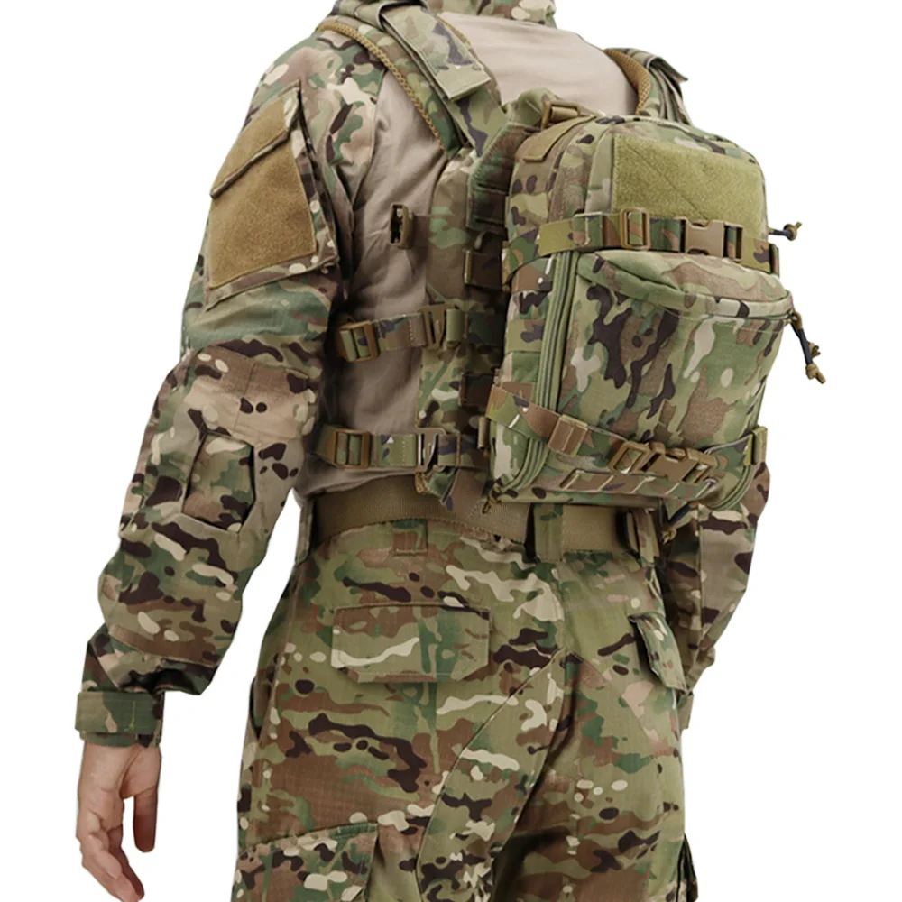 VULPO Bolsa de hidratación táctica Molle para airsoft caza exterior - imagen 5