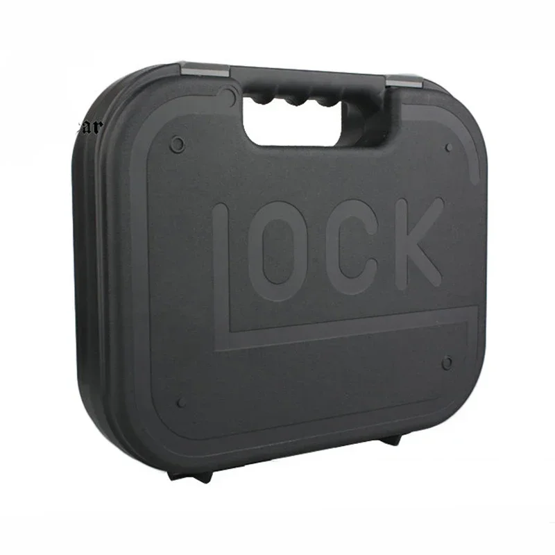 Caja de almacenamiento para GLOCK, estuche portátil multifuncional para pistola al aire libre, funda táctica ABS impermeable para maleta de caza G17 - imagen 2
